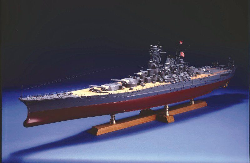 戦艦大和　【ウッディージョー 1/250木製模型】【送料無料】本格的モデル！まさに幻の巨艦