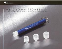 ★The Crown Tightenix　クラウンタイトニックス Aタイプ　Bタイプ　Cタイプ　Dタイプ　の大きさ　全4タイプ機械式時計のすばやいゼンマイ巻き上げとリューズ締め込み強化工具KDW001A 1本あれば30年は使えます。　 全国送料180円のメール便がご利用いただけます。The Crown Tightenixクラウンタイトニックスは、スピーディーなゼンマイ巻上げとねじ込み式竜頭を緩みなく最後までしっかりと締め込むための工具です。 （ワインディング機能あり）