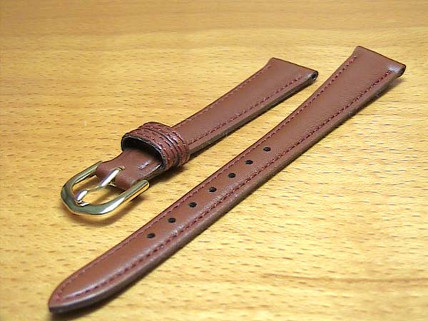 全国送料180円のメール便がご利用いただけます。13mm時計バンド(腕時計)ベルト13ミリ 牛革 時計バンド 時計ベルト バネ棒 サービスつき 13mm 茶