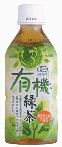 有機JAS国内産茶葉有機緑茶（ペットボトル）350ml×24本