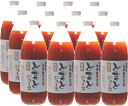 トマトジュース送料無料・お得な箱売り価格（無農薬・無添加）北海道完熟無塩トマトジュース1L×12本