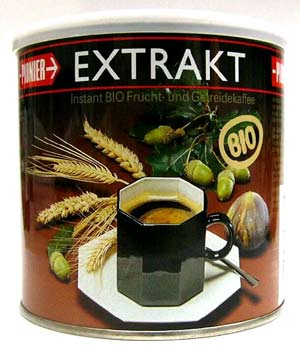 スイスIMO認定（無農薬・無添加）「BIOスイス」ノンカフェ穀物コーヒー125g