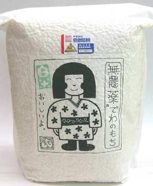 もち米無農薬栽培佐藤さんのもち米山形庄内特産「でわのもち」白米2kg