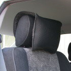 Wラッセル・楽転家/Carらくてんかカー用品 ヘッドレスト枕ですカークッションとセットでお使いになれば、効果てきめんです