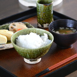 和食器　大和織部飯碗 作家「金本卓也」