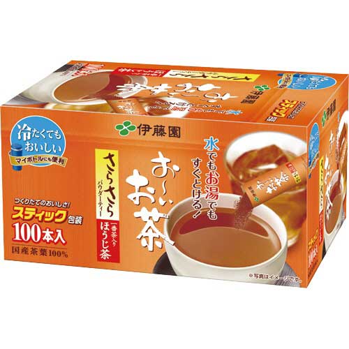 おーいお茶 <strong>さらさらほうじ茶</strong> インスタント スティック 0.8g×1箱(100本入) 伊藤園