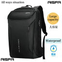 AISFA リュック メンズ リュックサック バッグパック 防水レバー付き 17インチ PC ビジネスリュック ラップトップバッグ大容量 bag USB充電機能付き30L 旅行 通勤 学生 バッグ