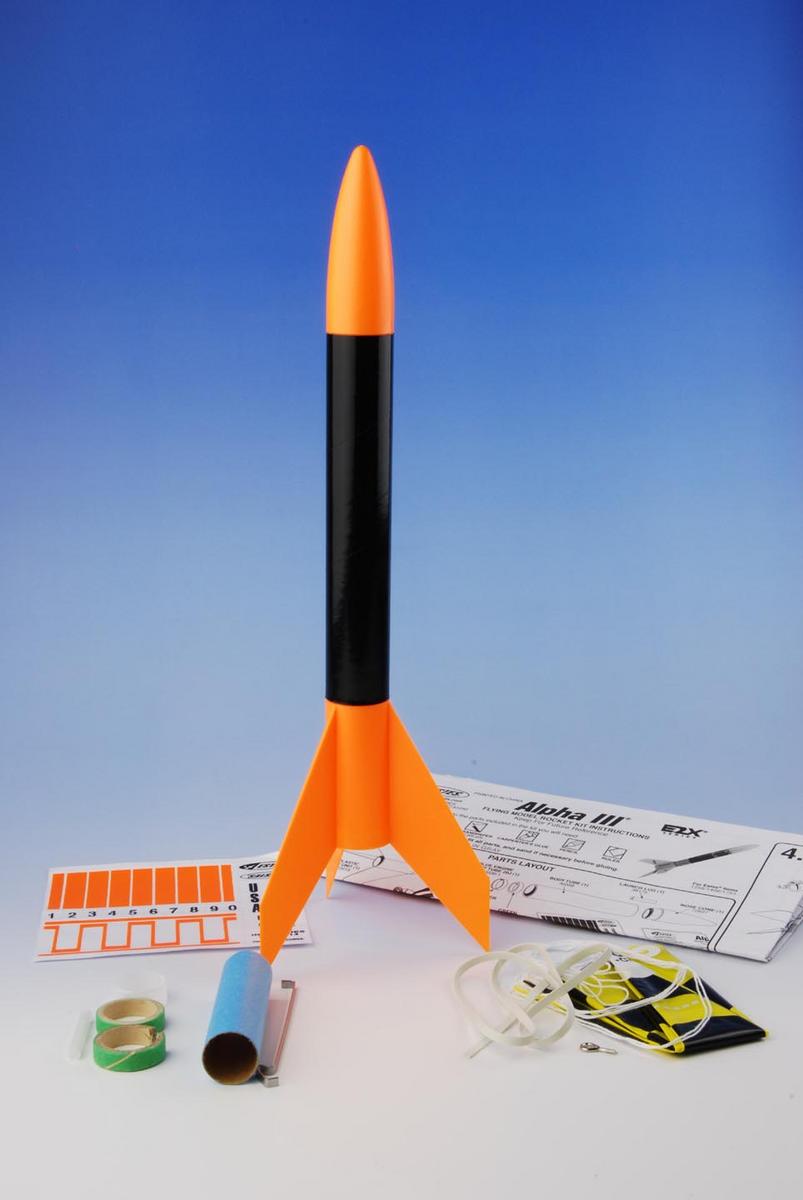 アルファIII　モデルロケット組み立てキット
