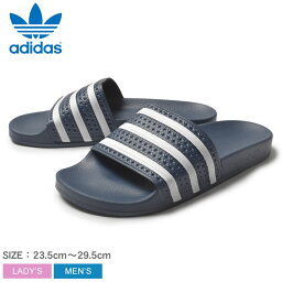 【店内全品★P5倍！】<strong>アディダス</strong> オリジナルス adidas Originals <strong>サンダル</strong> ネイビー アディレッタ ADILETTE 288022 メンズ レディース カジュアル シューズ スポーツ シャワー<strong>サンダル</strong> ビーチ コンフォート プール ストライプ 運動 海 青