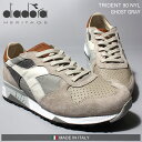 送料無料 diadora ディアドラ ヘリテージ スニーカー トライデント 90 ナイロン グレー(DIADORA HERITAGE TRIDENT 90 NYL 201.161303 75124)メンズ レザー スエード クラシック レトロ スニーカー