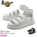送料無料 ドクターマーチン Dr.Martens クラリッサ サンダル ブラック 他全2色DR.MARTENS CLARISSA SANDAL 15066001 16530100レザー 本革 コンフォート 靴レディース(女性用)