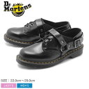 送料無料 DR.MARTENS ドクターマーチン シューズ ブラックフルマー 3ホール シューズ