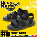 送料無料 ドクターマーチン Dr.Martens エフラ ストラップ サンダル ブラックDR.MARTENS EFFRA STRAP SANDAL 21136001スポーツ コンフォート 靴メンズ(男性用) 兼 レディース(女性用)