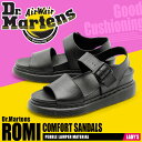 送料無料 ドクターマーチン Dr.Martens ロミ ストラップ サンダル ブラックDR.MARTENS ROMI STRAP SANDAL 22095001レザー 本革 コンフォート 靴レディース(女性用)