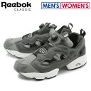 送料無料 リーボック クラシック REEBOK CLASSIC スニーカー インスタ ポンプ フューリー テック ブラック×グレー(REEBOK INSTAPUMP FURY TECH AR0625)シューズ 靴 メンズ(男性用) 兼 レディース(女性用)