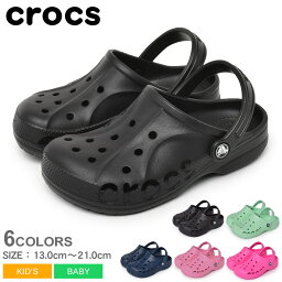 【店内全品★P2倍！】<strong>クロックス</strong> バヤ クロッグ CROCS サンダル <strong>キッズ</strong> ベビー ジュニア 子供 ブラック 黒 ネイビー 紺 グリーン 緑 ピンク BAYABAND CROGS 205483 207013 シューズ クロッグサンダル カジュアル シンプル アウトドア レジャー 靴 男の子 女の子