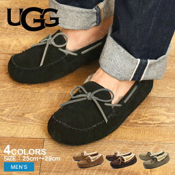 【店内全品★P5倍！】UGG アグ モカシン メンズ ファー ボア 靴 オルセン OLSEN 1003390 カジュアル シューズ <strong>スリッポン</strong> ローファー 本革 シープスキン 男性 おしゃれ ブランド 売れ筋 秋 冬 防寒 あったか