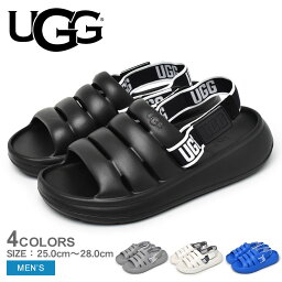 【店内全品★P5倍！】アグ SPORT YEAH UGG <strong>サンダル</strong> メンズ ブラック 黒 ホワイト 白 グ 1132150 シャワー<strong>サンダル</strong> 2WAY バンド バックベルト バックバンド ブランド シューズ 靴 カジュアル ロゴ 室内 室外 オフィス 履きやすい 楽ちん