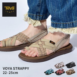 【店内全品★P5倍！】テバ ボヤ ストラッピー TEVA <strong>サンダル</strong> <strong>レディース</strong> ブラック 黒 レッド 赤 ブルー 青 ブラウン 茶 VOYA STRAPPY 1099271 テヴァ アウトドア ストラップ<strong>サンダル</strong> スポーツ<strong>サンダル</strong> ビーチ<strong>サンダル</strong> 軽量 スポサン 海 川