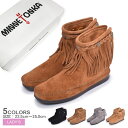   MINNETONKA ~lgJ V[gu[c nCgbv obNWbvu[c HI TOP BACK ZIP BOOT fB[X uh u[c tW XG[h XEF[h AN V[g u[c u[eB JWA  킢 {w~A 