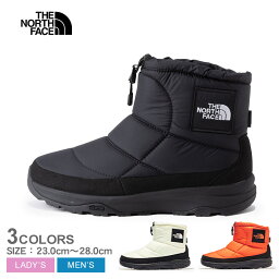 【店内全品★P2倍！】ザ ノース フェイス ヌプシ ブーティ ウォータープルーフ ロゴ ショート THE NORTH FACE <strong>ブーツ</strong> メンズ レディース ブラック 黒 ホワイト 白 レッド 赤 Nuptse Bootie WP Logo Short NF52280 冬 23 24 25 26 27 28 cm 靴 スノー<strong>ブーツ</strong>