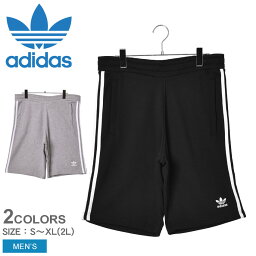 【店内全品★P5倍！】アディダス オリジナルス パンツ ADIDAS ORIGINALS 3 ストライプス ショーツ メンズ ブラック 黒 グレー 3 STRIPES SHORTS FJD08 ウエア ズボン ロゴ ボトムス ショートパンツ <strong>ハーフパンツ</strong> ブランド シンプル スポーティ