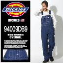 ディッキーズ DICKIES つなぎ リジッド デニム ビブ オーバーオール デニムRIGID DENIM BIB OVERALL 94009DB9作業服 ズボン ワークウェア サロペット アメカジ カジュアルメンズ