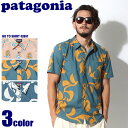 送料無料 PATAGONIA パタゴニア シャツ ゴー トゥ シャツ グラスブルー 他全3色 2017年モデルGO TO SHIRT 52691柄 半袖 柄シャツ アウトドア メンズ(男性用)