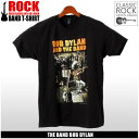 【メール便可】 ROCK CLASSIC ロック クラシック ザ・バンド ボブ・ディラン 半袖 Tシャツ ブラックTHE BAND BOB DYLAN BASEMENT TAPES PSP-BND-1001メンズ プリント Tシャツ クルーネック トップス