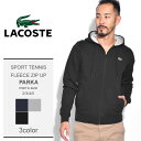 送料無料 LACOSTE ラコステ パーカースポーツ テニス フリース ジップアップ SPORT TENNIS FLEECE ZIP UPSH7609 00 KZA MNC SNP メンズ