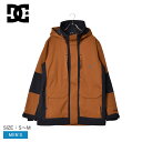 DCシューズ ジャケット DCSHOECOUSA コマンド ジャケット メンズ ブラウン COMMAND JACKET ADYTJ03023 DCシューズ ブランド アウター 防寒 スキーウェア スキージャケット スノーボードウェア スノーボード スノボー 防水 ウィンタースポーツ