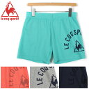 ルコック スポルティフ le coq sportif スウェットハーフパンツ ネイビー 他全4色(QB-365361 ARP MGR NVY SIG)ショートパンツ スエットパンツ トレーニングウェアレディース(女性用)