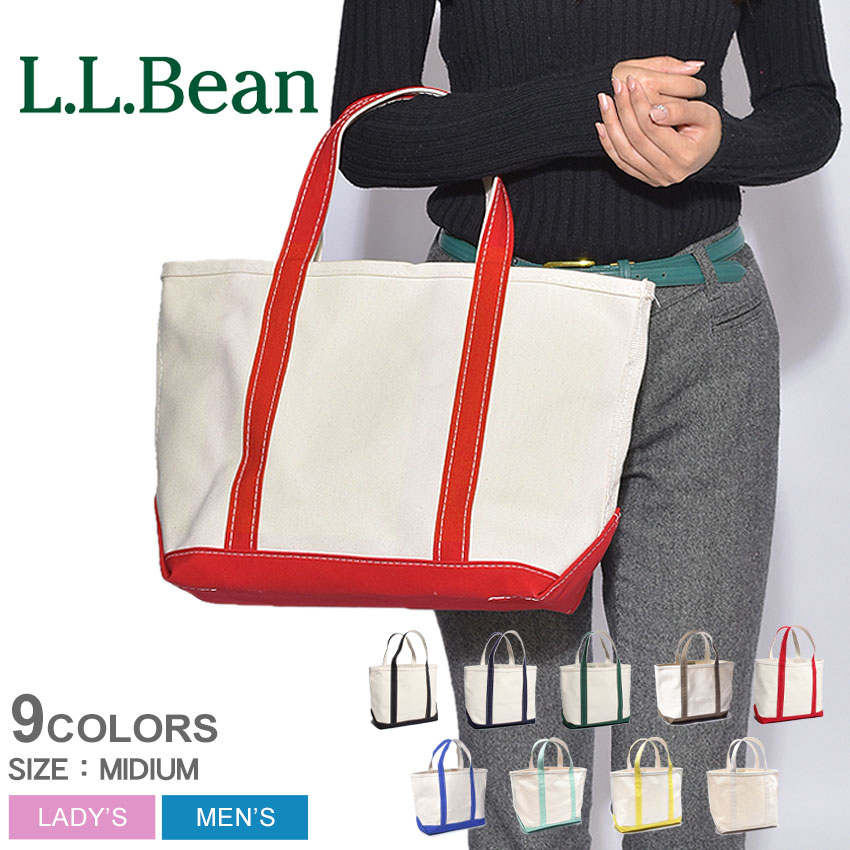 【店内全品★P5倍！】L.L.Bean トートバッグ エルエルビーン OPEN TOP TOTE BAG MIDIUM メンズ レディース ブラック 黒 ホワイト 白 オープントップ トートバッグ ミディアム 112636 小物 かわいい 可愛い 人気 アウトドア 丈夫 大きめ おすすめ 定番