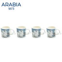 ARABIA アラビア ミニマグ ムーミン ミニマグ 2019年冬モデル クラウンスノーロード 4PC MOOMIN MINI MUG CROWN SNOW-LOAD 4PC 1028342 ムーミン 陶磁器 ミニ 小さい かわいい ミルクジャグ オーナメント クリスマス おしゃれ ギフト プレゼント【ラッピング対象外】