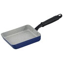セラミック加工 卵焼き器/調理器具 【13×18cm】 IH対応 金属ヘラ使用可 『ミリオンパン』
