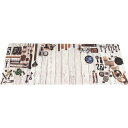 キッチンマット キッチン マット 台所 拭ける 塩化ビニール ティンバー 45×120cm 九装