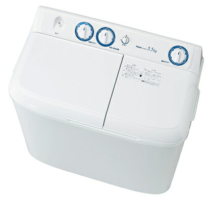 ハイアール　5．5Kg二槽式洗濯機　JW-W55C【マラソン201207_家電】ステンレス脱水槽使用の5．5Kg二槽式洗濯機