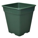 プラ鉢 ロゼアスクエア 390型 グリーン 38.7×38.7×42cm【アップルウェアー 角鉢 スリット プラスチック鉢4905980312241】