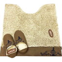 【目玉商品15%OFF】ムーミン トイレマット&スリッパセット リトルミイ「花の中のリトルミイ」!