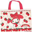 【目玉商品15%OFF】サンリオ キルトレッスンバッグ マイメロディ「ストロベリー」!通園通学に♪キルティング手提げバッグ!TPK002