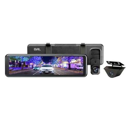 大橋産業(Ohashi Sangyo) 前後録画ドライブレコーダーミラーバルーチェ2 品番：5700 液晶