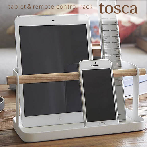 【よりどり3点送料無料対象商品】タブレット＆リモコンラック 【tosca】トスカ おしゃれ…...:zakkashop:10012352