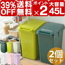 ゴミ箱☆☆ ecoコンテナスタイル 45L/ふた付き/キッチン/おしゃれ/分別/45リットル/分別スリム/45L/屋外/ごみ箱/フタ付き/ダストボックス/ダストBOX/エココンテナゴミ箱/エコボックス 45L 2個セット/ふた付き/おしゃれ/分別/45リットル/分別スリム/45L/キッチン/屋外/ごみ箱/フタ付き/ダストボックス/ダストBOX/北欧/かわいい/雑貨/縦型/ナチュラル