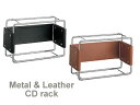 ^U[̏㎿bNy Metal & Leather CD rack z (CDbN)