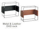 ^U[̏㎿bNy Metal & Leather DVD rack z (DVDbN)