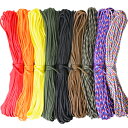 【送料無料】 パラコード 2本セット (カラビナ付き) 【長さ30m 太さ4mm 7芯】 / アウトドア キャンプ テント サバイバル 登山用 ロープ ノーブランド品 / ブレスレット ストラップ リード アクセサリー製作に おすすめ おしゃれ パラシュートコード (全9色) 02P03Dec16