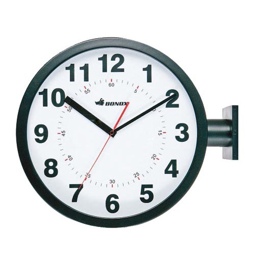 【送料無料】DOUBLE FACES WALL CLOCK BK ダルトン DULTON 壁掛け時計 おしゃれ アンティーク レトロ 両面 掛け時計 かわいい 時計 壁掛け ウォールクロック