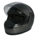 ZK-500 ヘルメットフルフェイスヘルメット【ガンメタ】S...