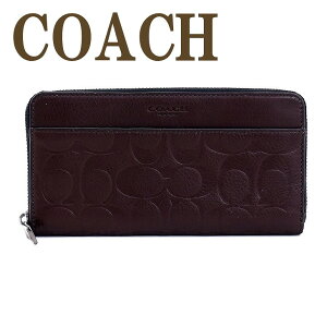 コーチ財布COACHメンズ長財布コーチ財布メンズCOACHラウンドファスナーレザーシグネチャー74999MAHブランド人気コーチ財布COACH長財布ブランド人気