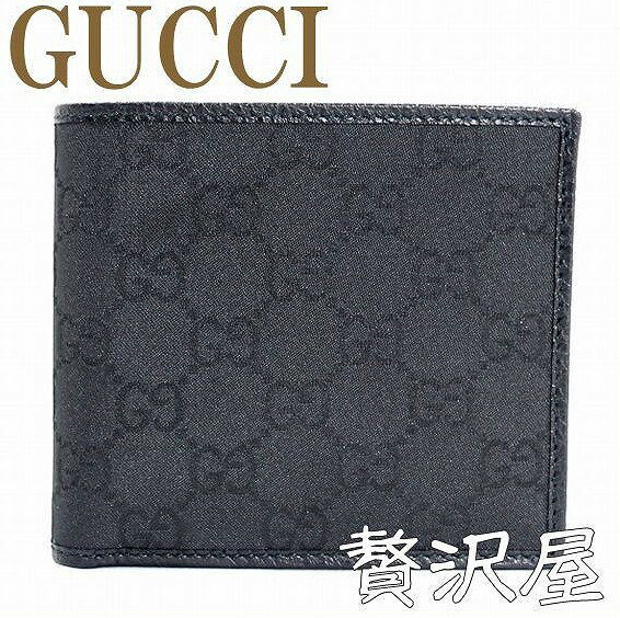 【到着後レビューを書いて送料無料!!】GUCCIグッチGUCCI財布さいふサイフ 二つ折り財布 二つ折り GUCCI 143383